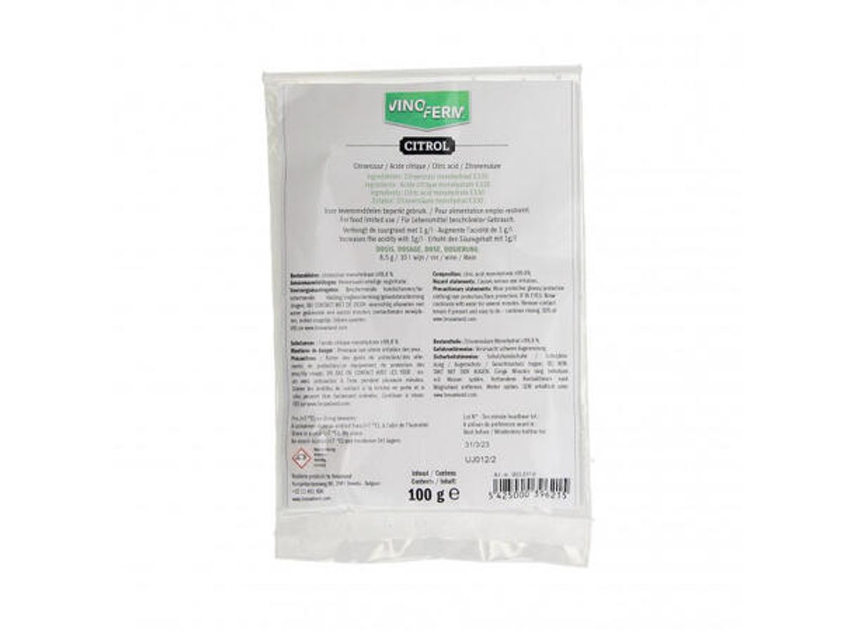 Citrol Sitronsyre 100g
